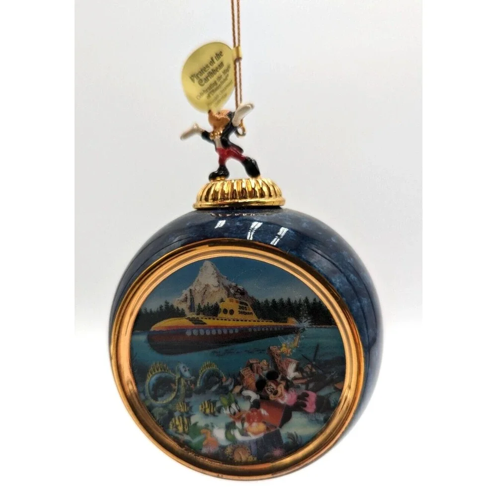 Disney Mickey‎ Ornaments Bradford Edition Celebrating the Magic Set Lot 4